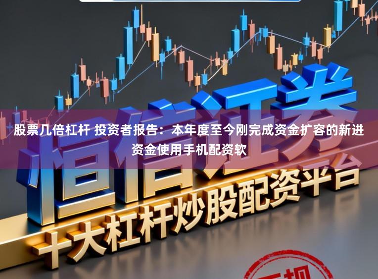 股票几倍杠杆 投资者报告：本年度至今刚完成资金扩容的新进资金使用手机配资软