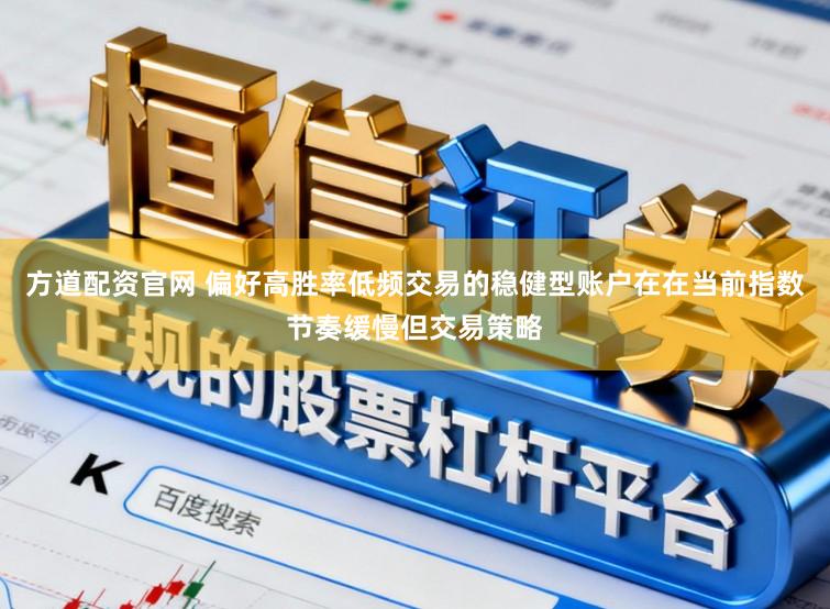 方道配资官网 偏好高胜率低频交易的稳健型账户在在当前指数节奏缓慢但交易策略