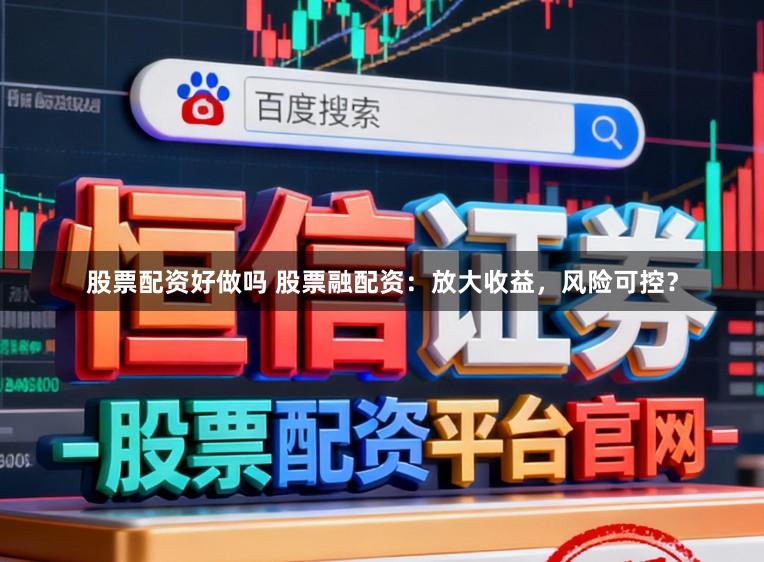 股票配资好做吗 股票融配资：放大收益，风险可控？